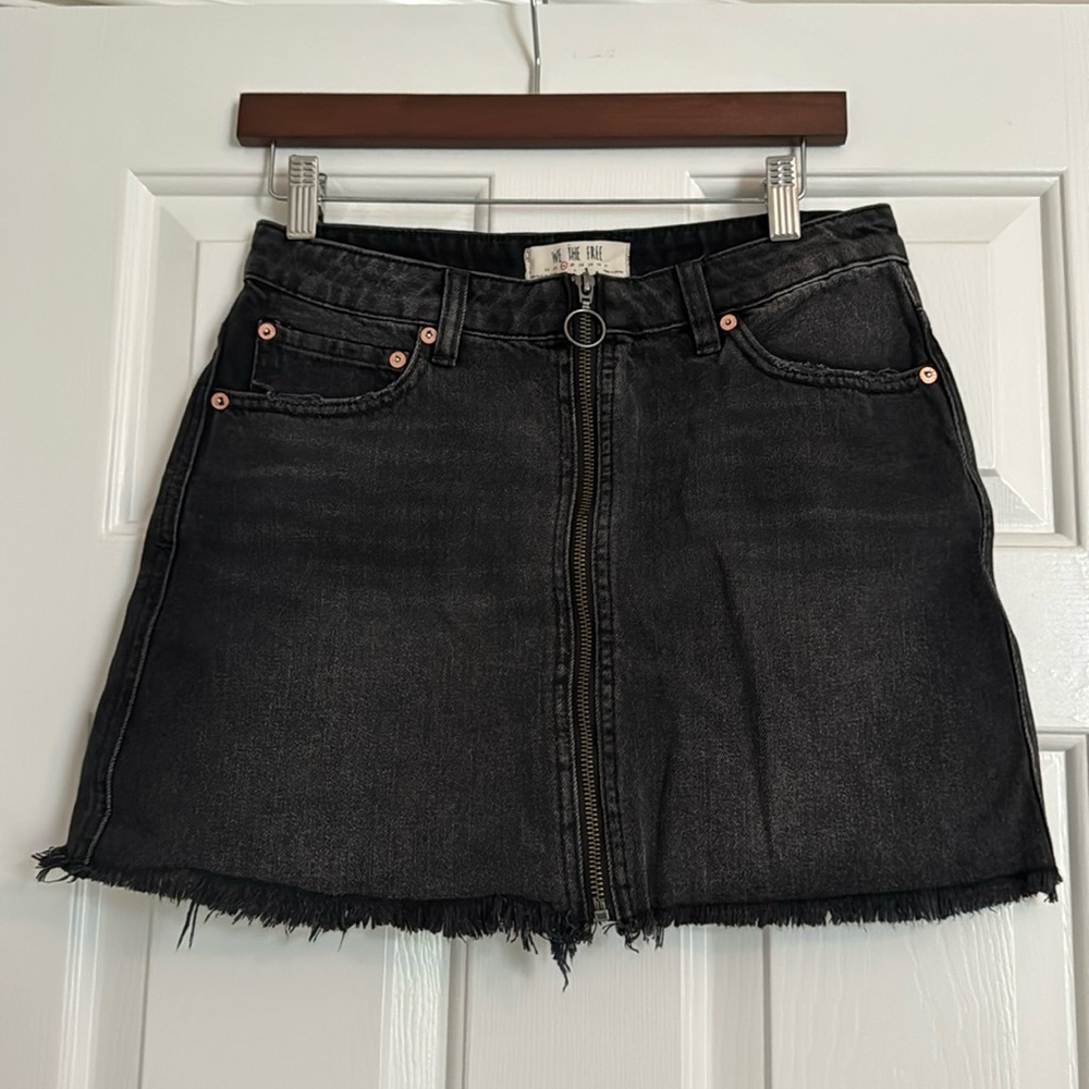 We the Free Black Mini Skirt Size 26
